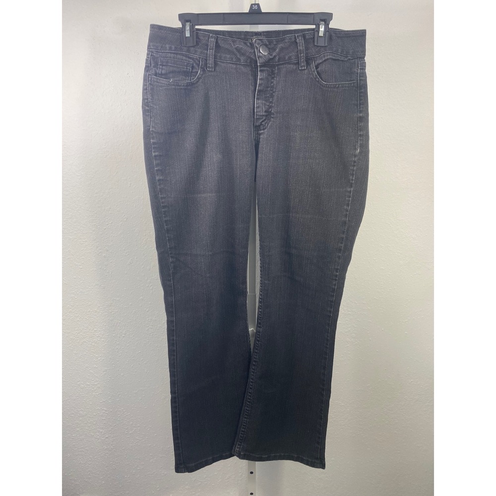 Riders by Lee Womens Black Midrise Bootcut Jeans Size 12P 130M480